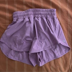 Track That HR Shorts Wisteria Purple size 8 3”